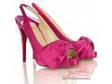 bnib pink noeud bow christian louboutin shoes size uk 7
